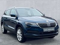 Used Skoda Karoq SE 150 HP (110 kW) 2018 Metallic  petrol blue SUV