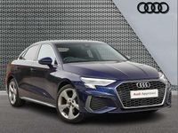 Used Audi A3 S-Line 190 HP (139 kW) 2022 Blue Sedan