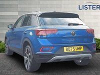 New VW T-Roc Design 2025 Ravenna blue metallic black SUV