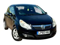 Used Vauxhall Corsa 2010 Black Hatchback