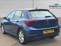 Used VW Polo Style 95 HP (69 kW) 2022 Reef blue metallic Hatchback
