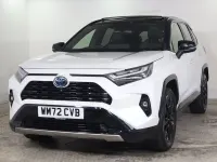Used Toyota RAV4 Hybrid 2022 White and black SUV