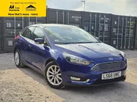 Used Ford Focus Titanium 125 HP (91 kW) 2016 Blue Hatchback