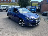Used Peugeot 308 GT-line 2016 Blue Estate