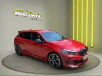 Used BMW M135 M Sport 301 HP (221 kW) 2021 Red Hatchback