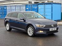 Begagnad VW Passat Business 2017 Blå Kombi
