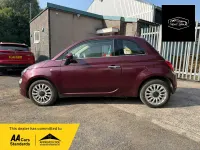 Used Fiat 500 Lounge 69 HP (50 kW) 2015 Red Hatchback