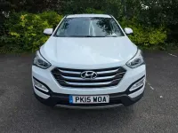 Used Hyundai Santa Fe Premium 2015 White SUV