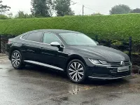 Used VW Arteon Elegance 150 HP (110 kW) 2019 Black Hatchback