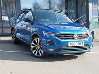 Usado VW T-Roc R-line 150 HP (110 kW) 2020 Azul SUV