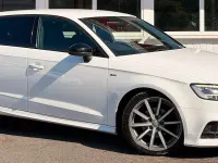 Used Audi A3 Sportback Black Edition 116 HP (85 kW) 2018 White Hatchback