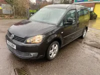 Used VW Caddy Maxi Life 102 HP (75 kW) 2012 Black MPV
