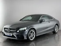 Begagnad Mercedes C220 AMG line 194 HK (142 kW) 2021 Grå Sportkupé