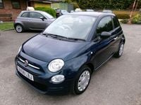 Used Fiat 500 Pop 69 HP (50 kW) 2018 Blue Hatchback
