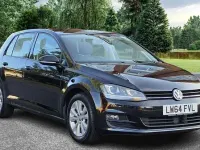 Used VW Golf VII S 105 HP (77 kW) 2014 Black Hatchback