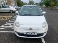 Used Fiat 500 Lounge 69 HP (50 kW) 2011 White Hatchback