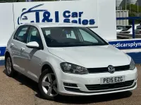 Used VW Golf VII Match 122 HP (89 kW) 2015 White Hatchback