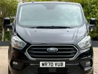 Used Ford Transit Custom Limited 130 HP (95 kW) 2020 Black Van