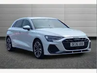 New Audi A3 S-Line 116 HP (85 kW) 2026 White Hatchback