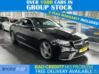 Begagnad Mercedes E220 AMG Line Premium 194 HK (142 kW) 2018 Svart Sportkupé