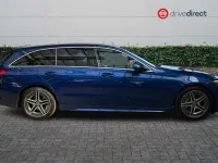 Used Mercedes C200 AMG line 2023 Blue Estate