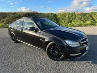 Used Mercedes C63 AMG AMG 451 HP (331 kW) 2014 Black Coupe