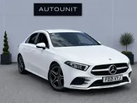 Used Mercedes A250 AMG line 224 HP (164 kW) 2021 White Sedan