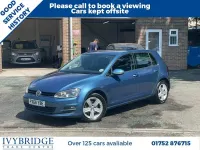 Used VW Golf VII Edition 110 HP (80 kW) 2016 Blue Hatchback