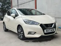 Used Nissan Micra N-Connecta 90 HP (66 kW) 2017 White Hatchback