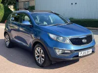 Used Kia Sportage 134 HP (98 kW) 2015 Blue SUV