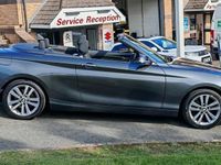 Used BMW 220 Sport Line 184 HP (135 kW) 2016 Grey Cabriolet