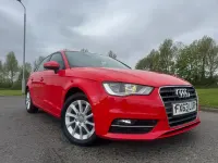 Używany Audi A3 Design 105 KM (77 kW) 2013 Czerwony Hatchback