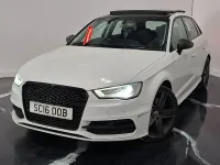 Used Audi S3 Sportback Design 300 HP (220 kW) 2016 White Hatchback