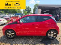 Used Toyota Aygo X-clusiv 68 HP (50 kW) 2017 Red Hatchback