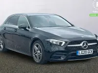 Usado Mercedes A200 AMG line 163 HP (119 kW) 2020 Preto Citadino