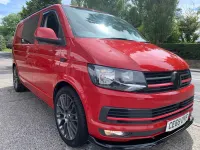Used VW T6.1 Highline 150 HP (110 kW) 2019 Red Van