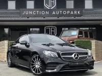 Used Mercedes E300 AMG line 245 HP (180 kW) 2018 Black Coupe