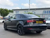 Used Audi A3 S-Line 150 HP (110 kW) 2016 Black Sedan