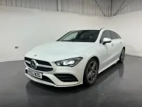 Used Mercedes CLA200 Shooting Brake AMG line 2022 White Estate