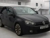 Begagnad VW Golf VI SE 2009 Svart Halvkombi