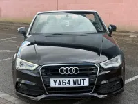 Begagnad Audi A3 Cabriolet S-Line 2015 Svart Cab