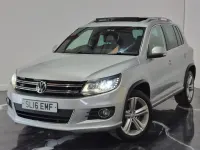 Used VW Tiguan R-line Edition 150 HP (110 kW) 2016 Silver SUV
