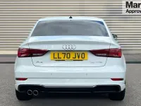 Used Audi A3 Black Edition 150 HP (110 kW) 2020 White Sedan