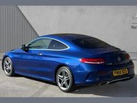 Used Mercedes C200 Premium Plus 184 HP (135 kW) 2018 Blue  Coupe