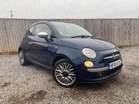 Used Fiat 500C Lounge 85 HP (62 kW) 2015 Blue Cabriolet