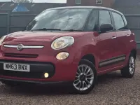 Used Fiat 500L Lounge 85 HP (62 kW) 2013 Red/black MPV
