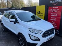 Used Ford Ecosport Zetec 125 HP (91 kW) 2018 White SUV