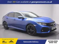 Used Honda Civic SR 120 HP (88 kW) 2019 Blue Hatchback