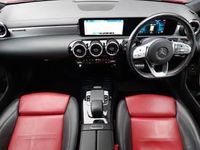 Used Mercedes CLA200 AMG line 163 HP (119 kW) 2019 Red Coupe