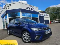 Used Seat Ibiza SE 95 HP (69 kW) 2017 Blue Hatchback